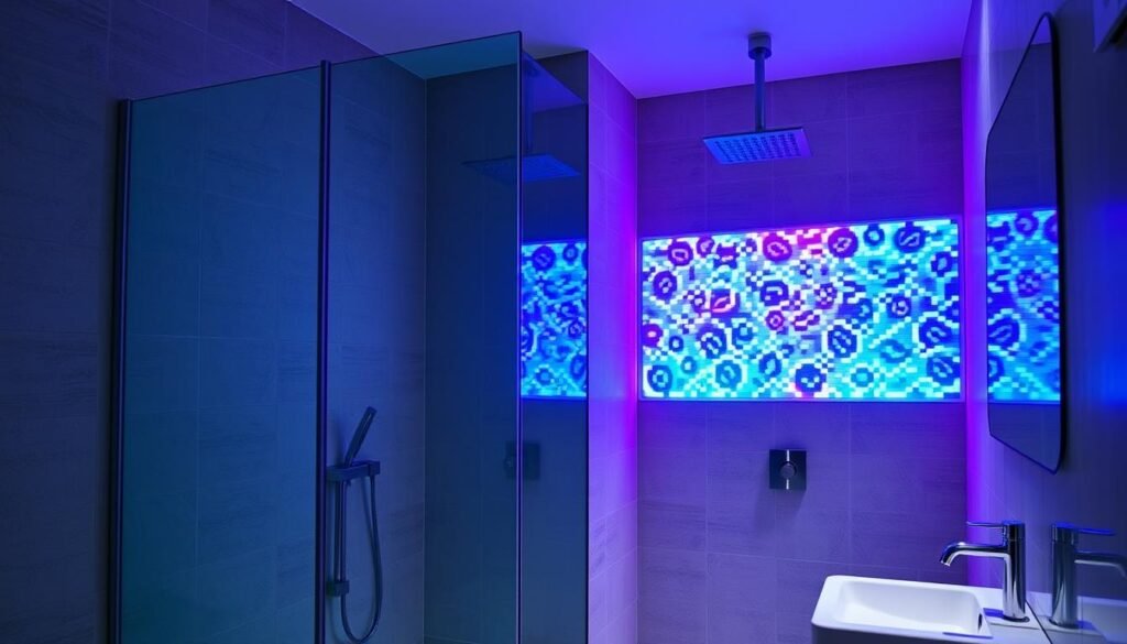 led shower panel