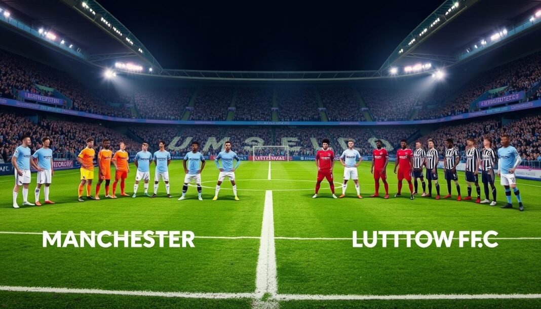 man city vs luton town f.c. lineups