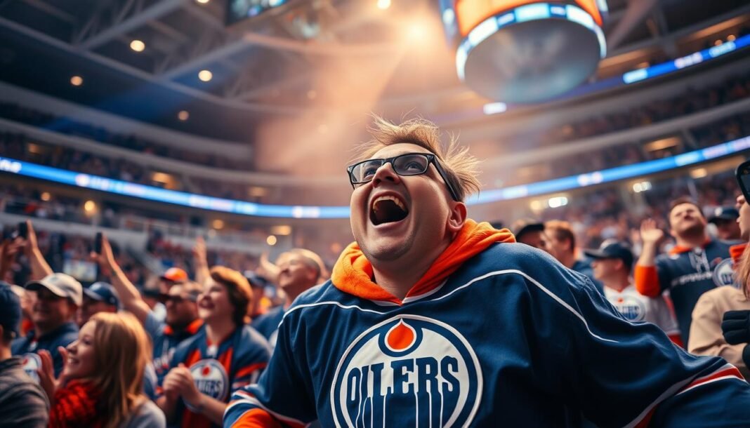 oilers fan flashes crowd unblurred