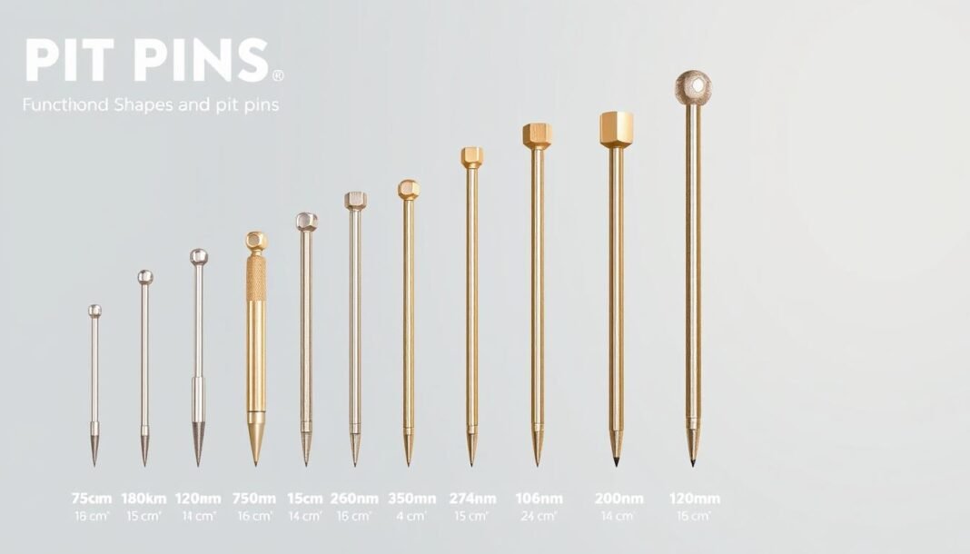 pit pins sizes