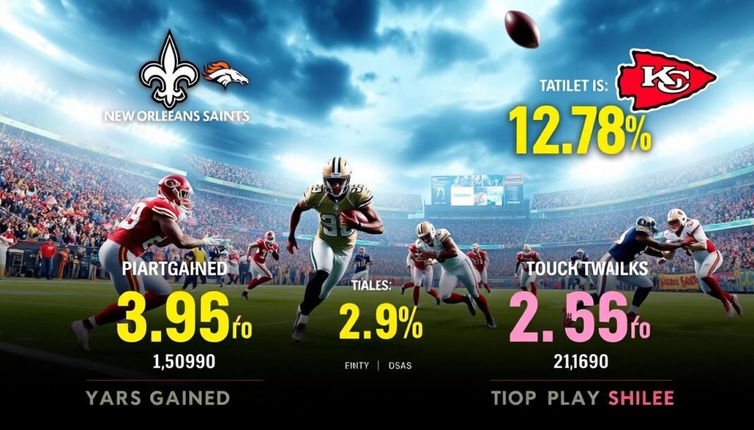 new orleans saints vs kansas city chiefs match player stats