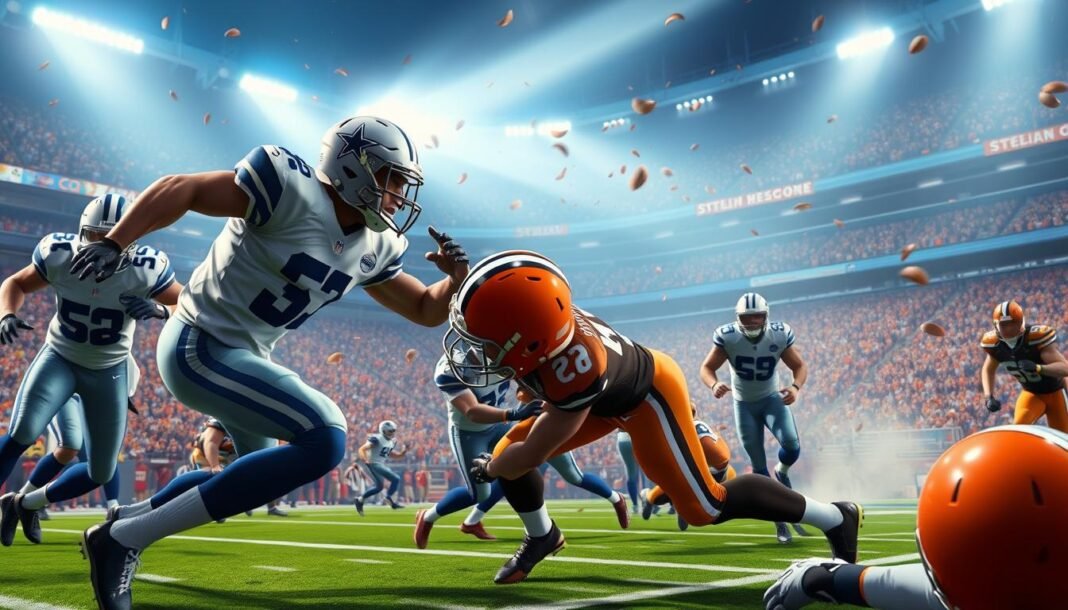 dallas cowboys vs cleveland browns match player stats