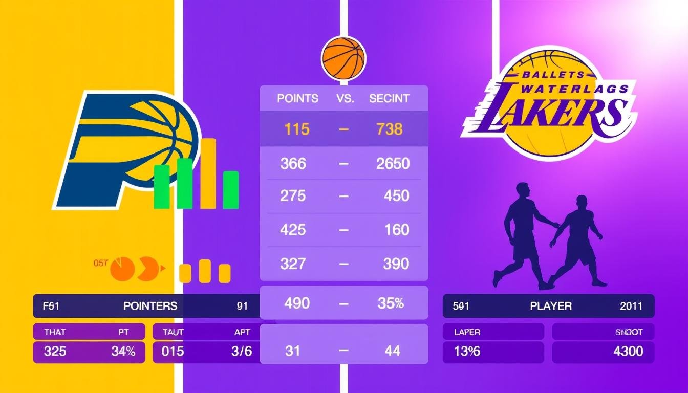 pacers vs lakers match player stats