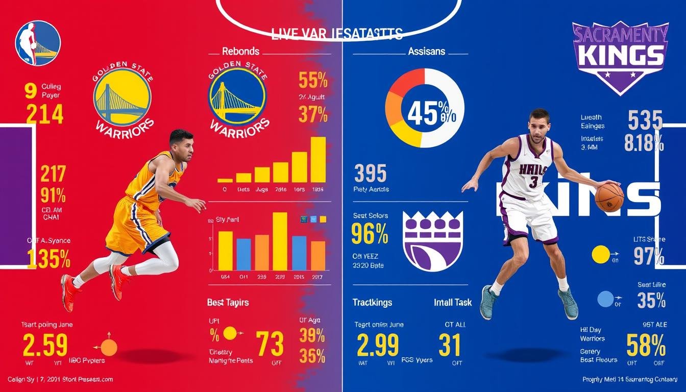 golden state warriors vs sacramento kings match player stats