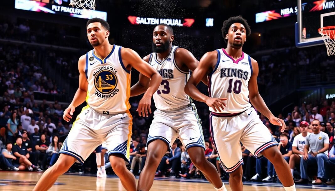 golden state warriors vs sacramento kings match player stats