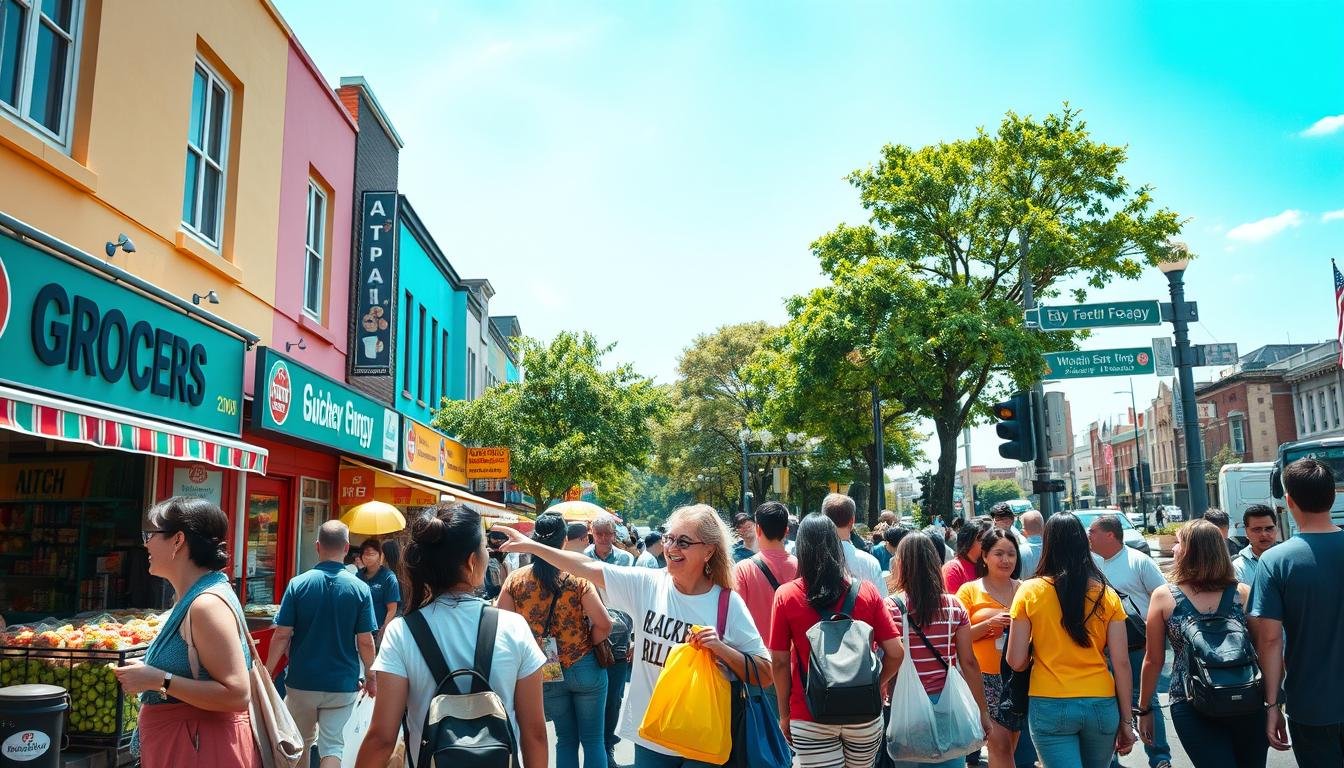 indícame el camino a la tienda de alimentos más cercana